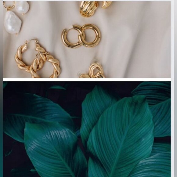 Zara Colorful triple Stone Drop Earrings NWT - Picture 4 of 5